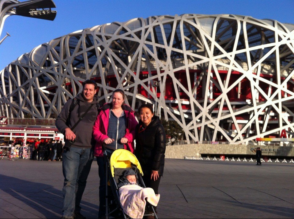 Beijing Olympic Stadiums(Bird's Nest and Water Cube) -have a view from outside